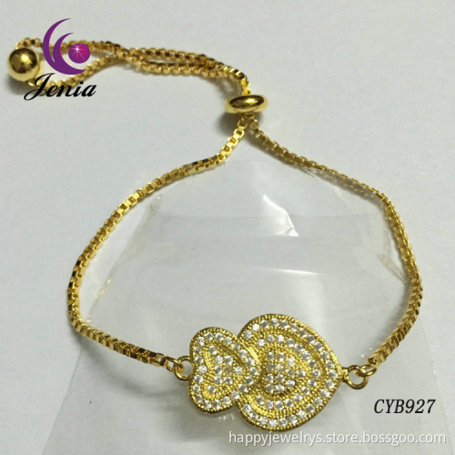 Jenia Zircon & Copper Fashion Design Jewelry Woman Fashion Bracelets